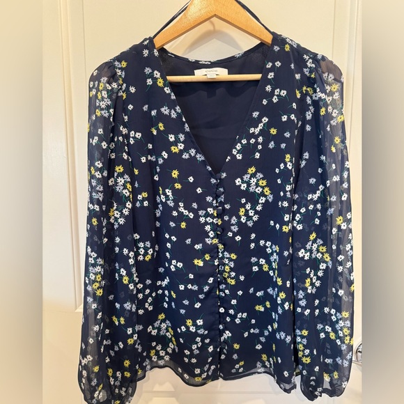 CeCe - Floral Print Midnight Blue Apparel - Picture 4 of 6